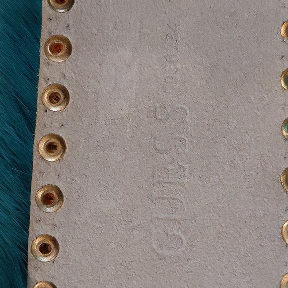 Genuine Leather Gold Chain-Embellished Belt - Picture 4 of 15